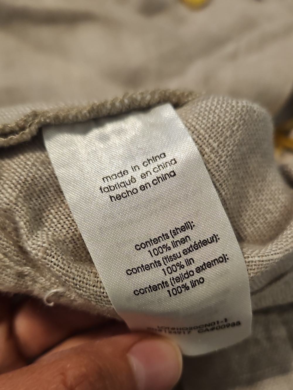 Linen Overall Shorts - Picture 3 of 4